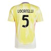 Oficiální Fotbalový Dres Juventus Locatelli 5 Hostující 2024-25 pro Děti